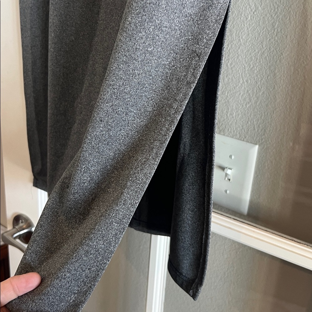 Elegant Gray Midi Skirt - Picture 4 of 8